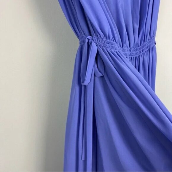 NWT Anthropologie HD in Paris Lavana V-Neck Fit & Flare Tie Waist Dress Size 6 - Picture 5 of 9